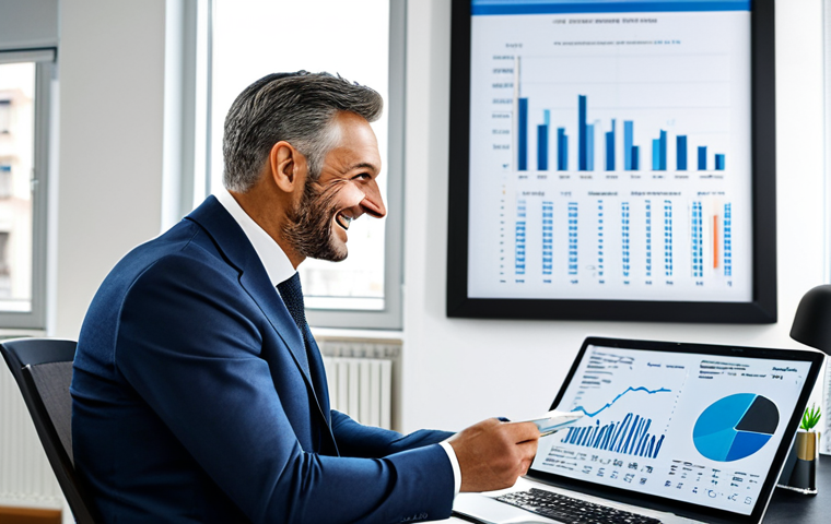 Prudent Investment Strategy**
"A well-dressed financial advisor in a modern Milan office, consulting with a client (also professionally dressed) about investment options during inflation, using charts and graphs displaying financial data. Both are smiling and confident. Safe for work, appropriate content, fully clothed, professional, family-friendly, perfect anatomy, correct proportions, natural pose, high quality, natural lighting, realistic."
**